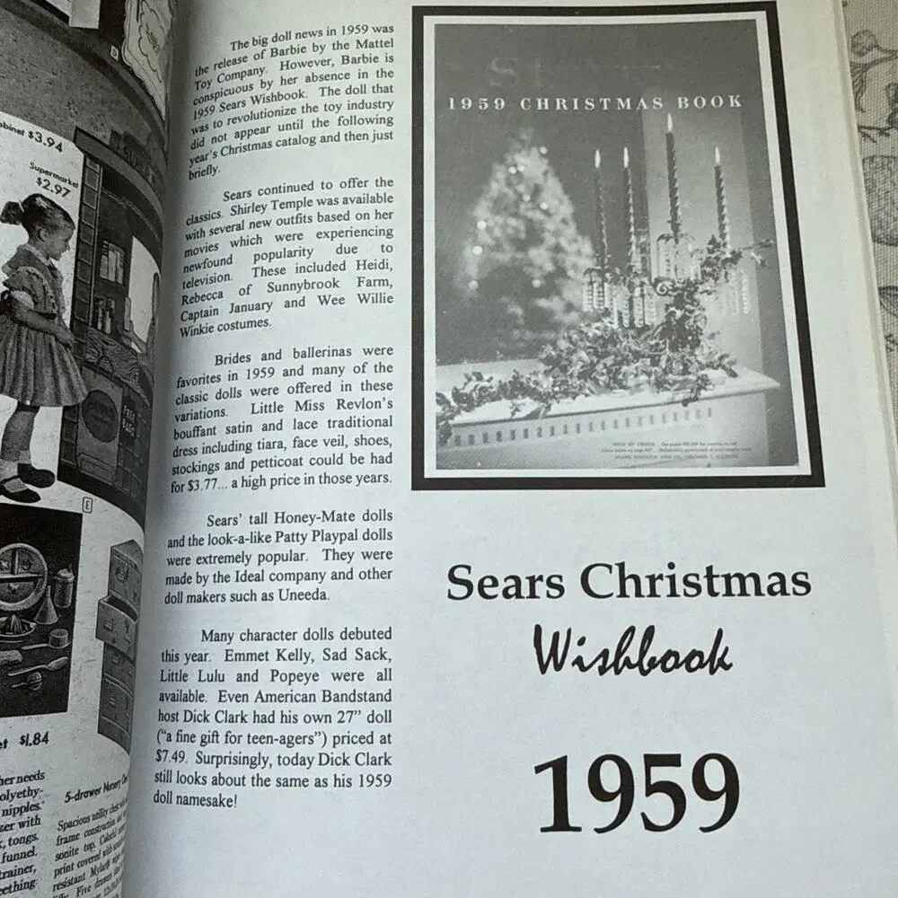 Vtg The Doll Teddy Bear Department Book Vol. 1 Christmas Catalog Pages 50s 60s